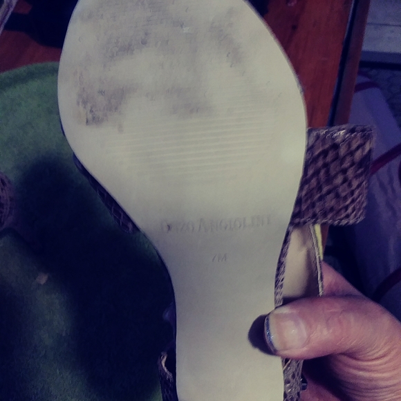 Enzo Angiolini snake skin heels - Picture 5 of 8